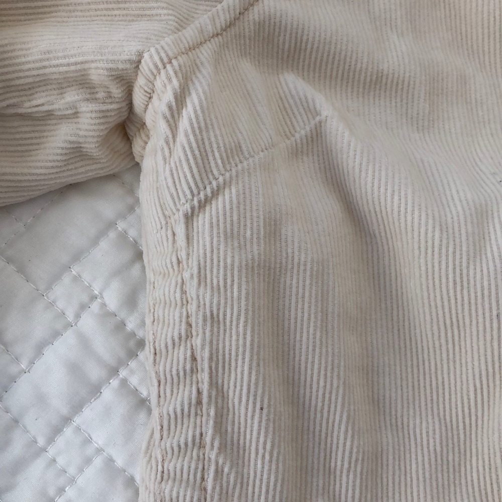 EUC Banana Republic Cream Cotton Corduroy Jacket - Picture 6 of 9
